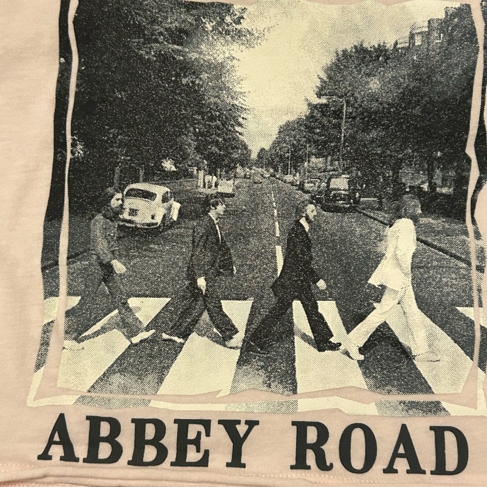 Pink Abbey Road Graphic Tee